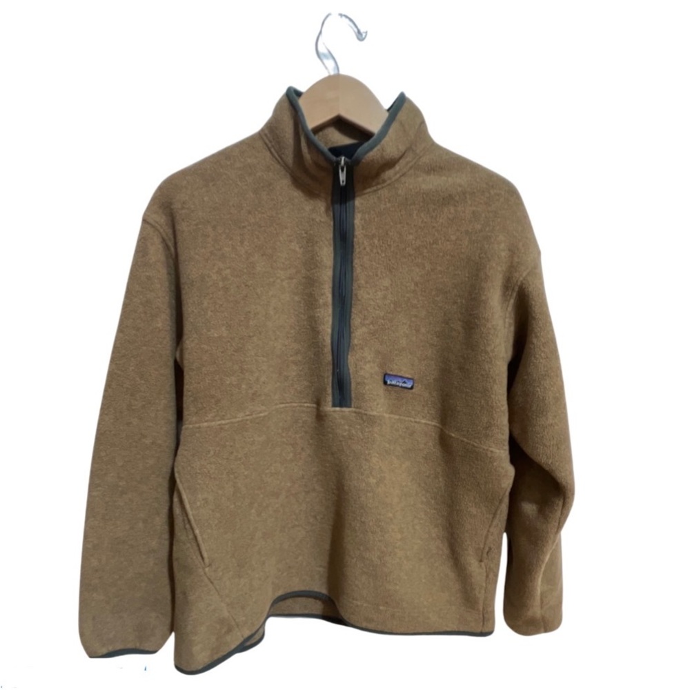 Men’s Patagonia Synchilla Zip Pullover - Brown Tan